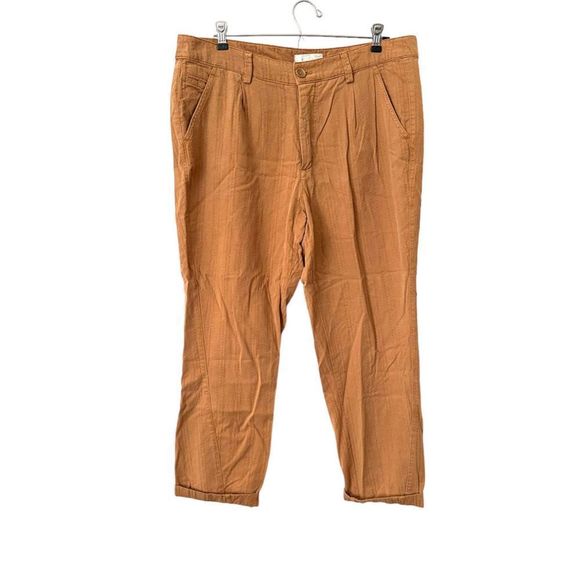 ANTHROPOLOGIE Scout Ankle Slim Pleated Pant Sz‎ 31 - Picture 2 of 4